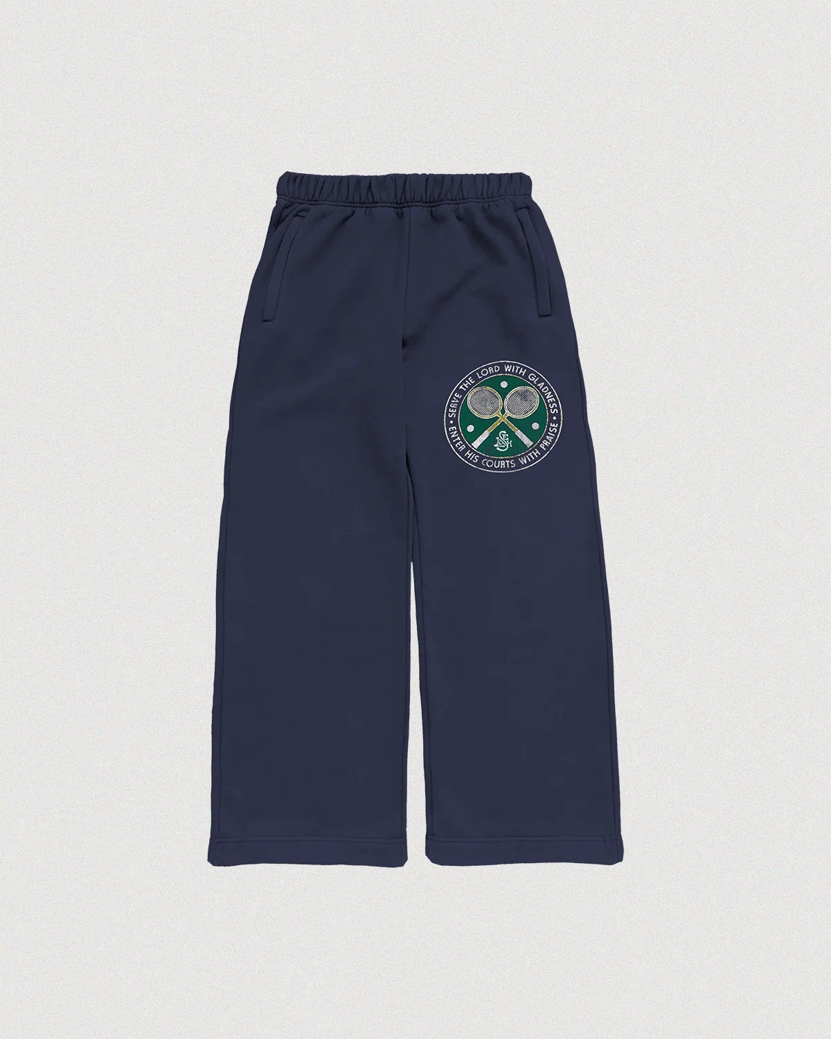 BLUESWEATS SERVE THE LORD SUN FADED BAGGY SWEATPANTS