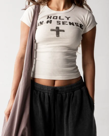 SELAH HOLY IN A SENSE BABY TEE