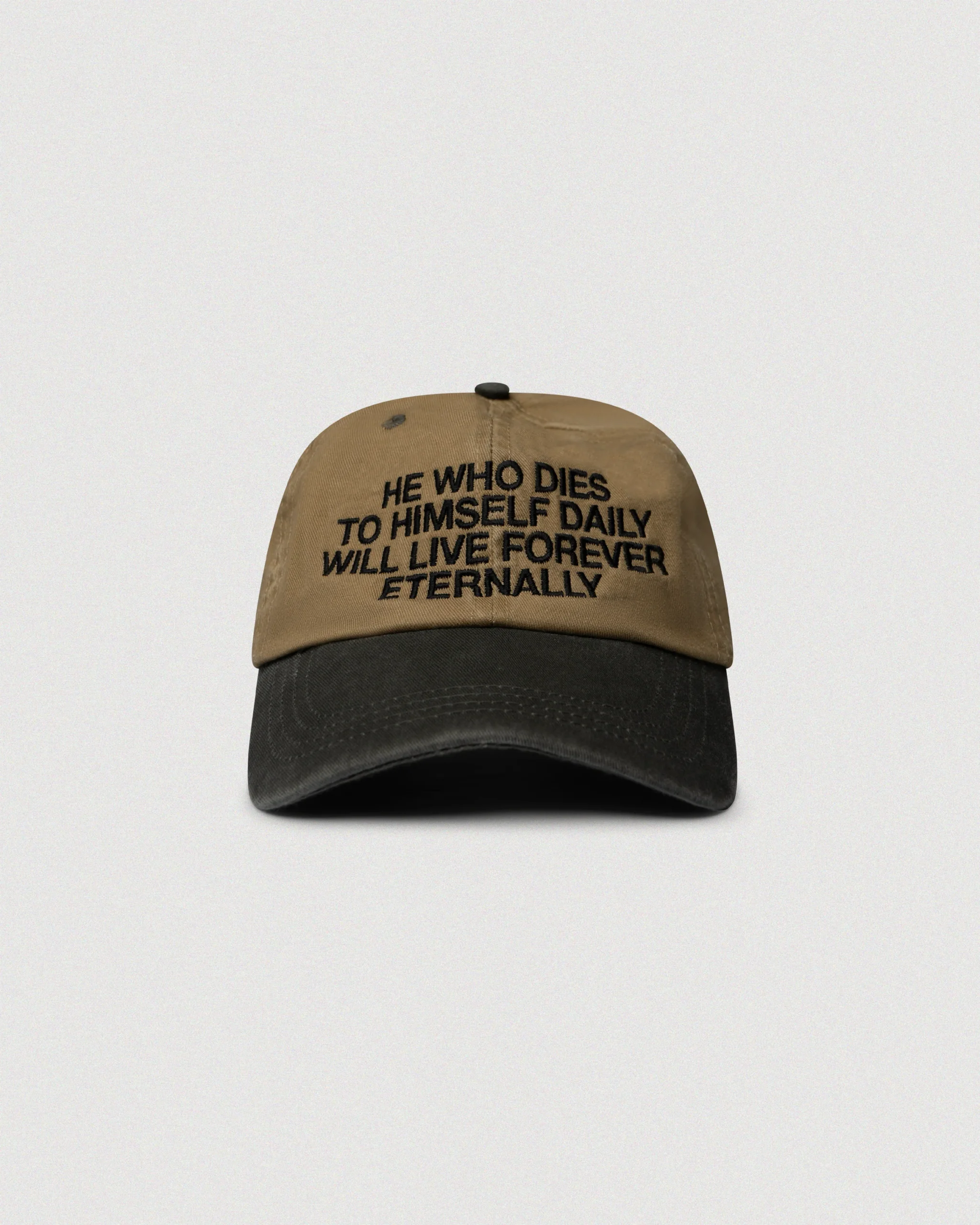 ETERNITY_HAT "ETERNITY" CANVAS DAD HAT