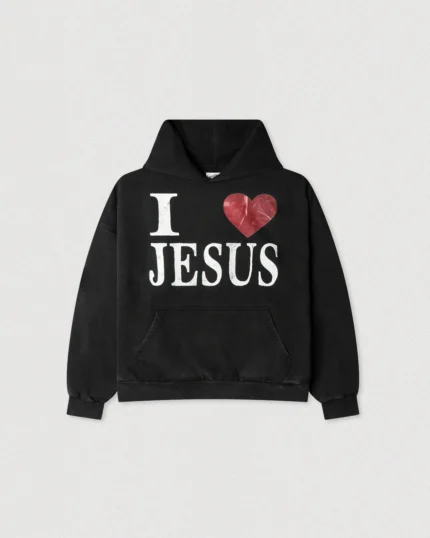 I Love Jesus Sun Faded Hoodie