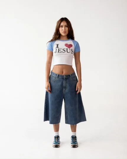 I 3 Jesus Raglan Baby Tee