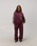 COLUMBA LACE STRIPED TRACKPANTS