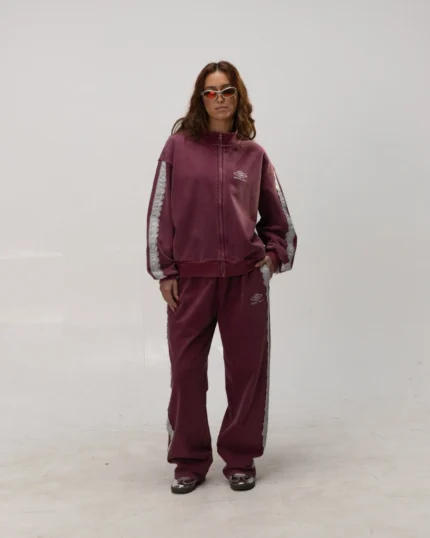 COLUMBA LACE STRIPED TRACKPANTS