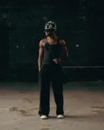 STAR S SUN FADED BAGGY SWEATPANTS