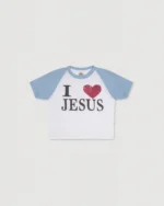 I 3 Jesus Raglan Baby Tee