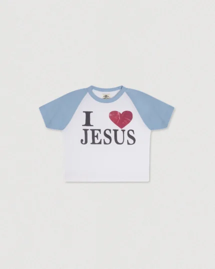I 3 Jesus Raglan Baby Tee