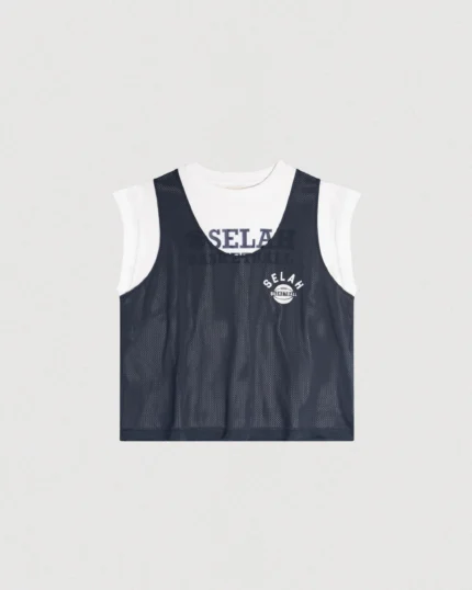 SELAH BASKETBALL" PRACTICE JERSEY CUT OFF TEE