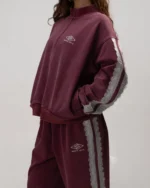 Columba Lace Striped Trackjacket