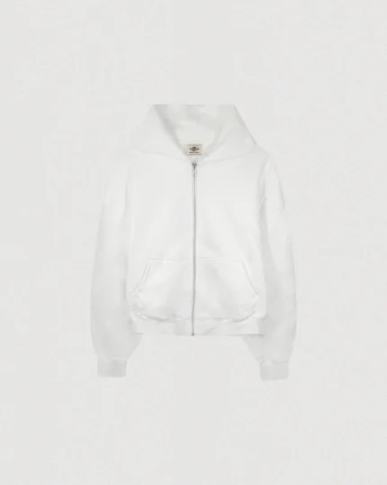 No Idols Cropped Zip Up Hoodie
