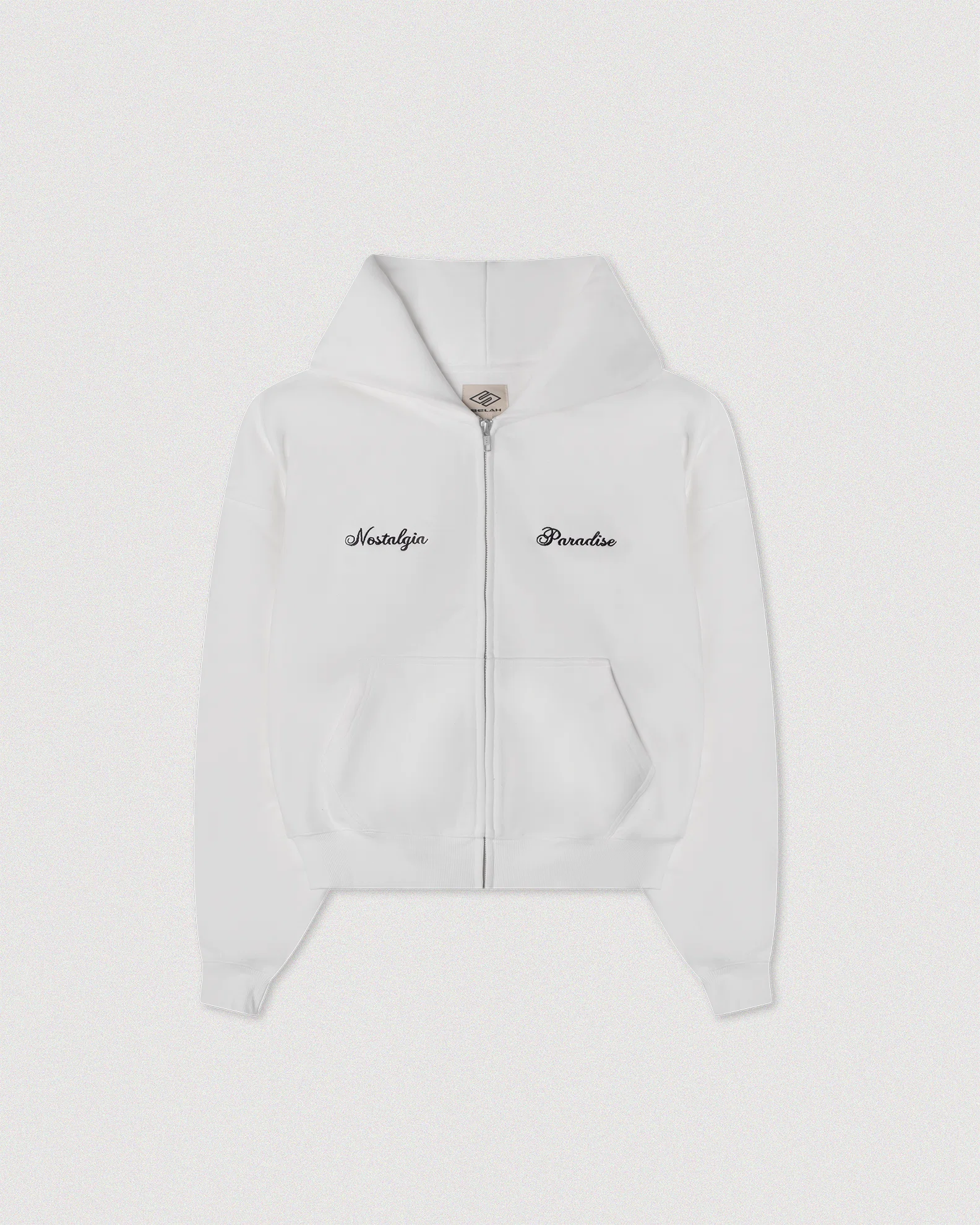 PARADISE_ZIP_HOODIE_FRONT Paradise Cropped Zip Hoodie