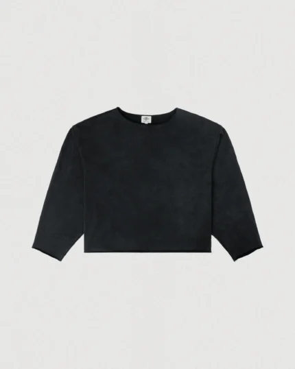 SELAH VEIL RAW HEM LONG SLEEVE