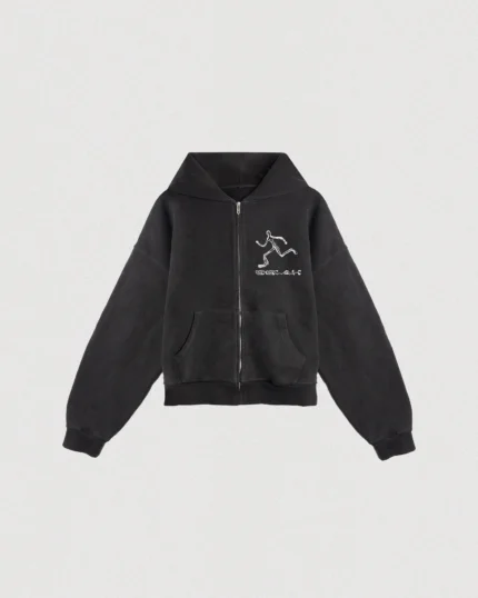 Running From God Zip Up Hoodie