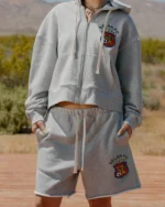 Selah Fc Cropped Zip Up Hoodie