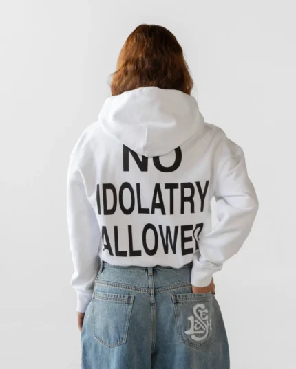 No Idols Cropped Zip Up Hoodie