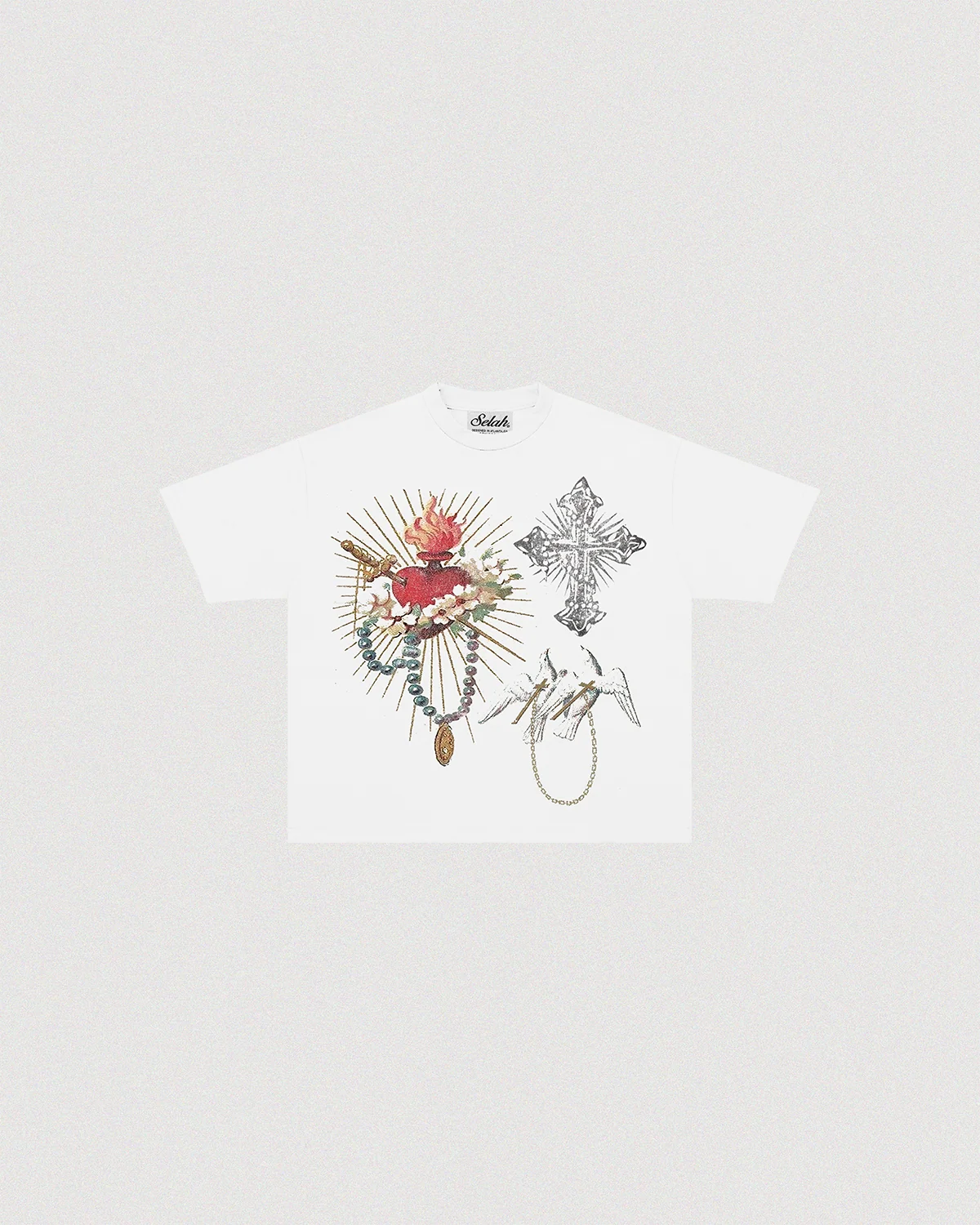 SACREDHEARTTEE SELAH SACRED HEART HEAVY TEE