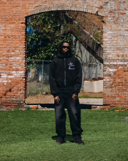 Running From God Zip Up Hoodie