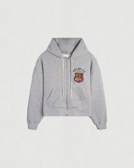 Selah Fc Cropped Zip Up Hoodie