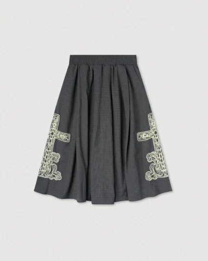 RUTH OVERSIZED PLAID SKIRT