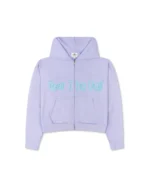 Tear The Veil Cropped Zip Up Hoodie