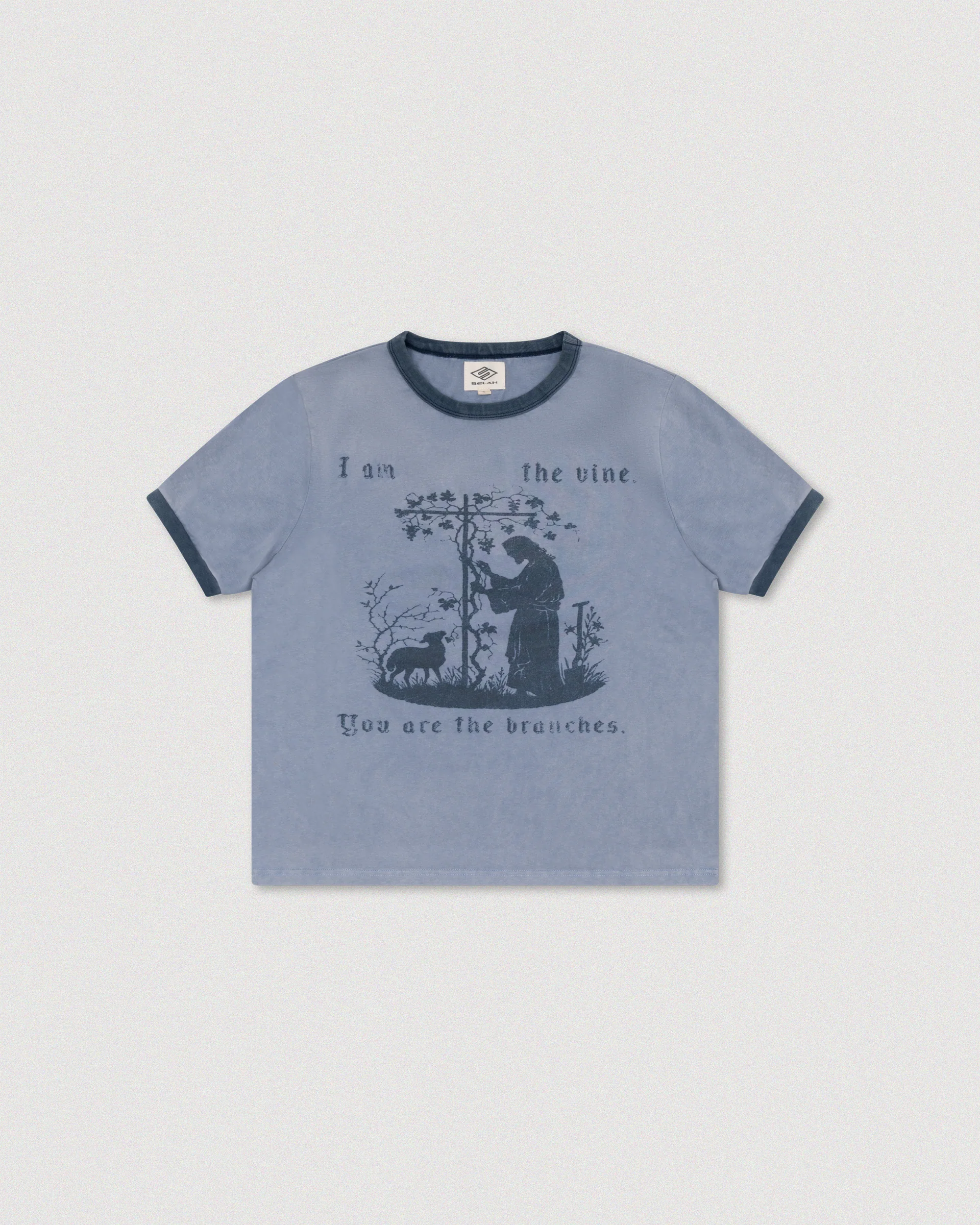 THE_VINE_BLUE_RINGER SELAH THE VINE 70'S RINGER TEE